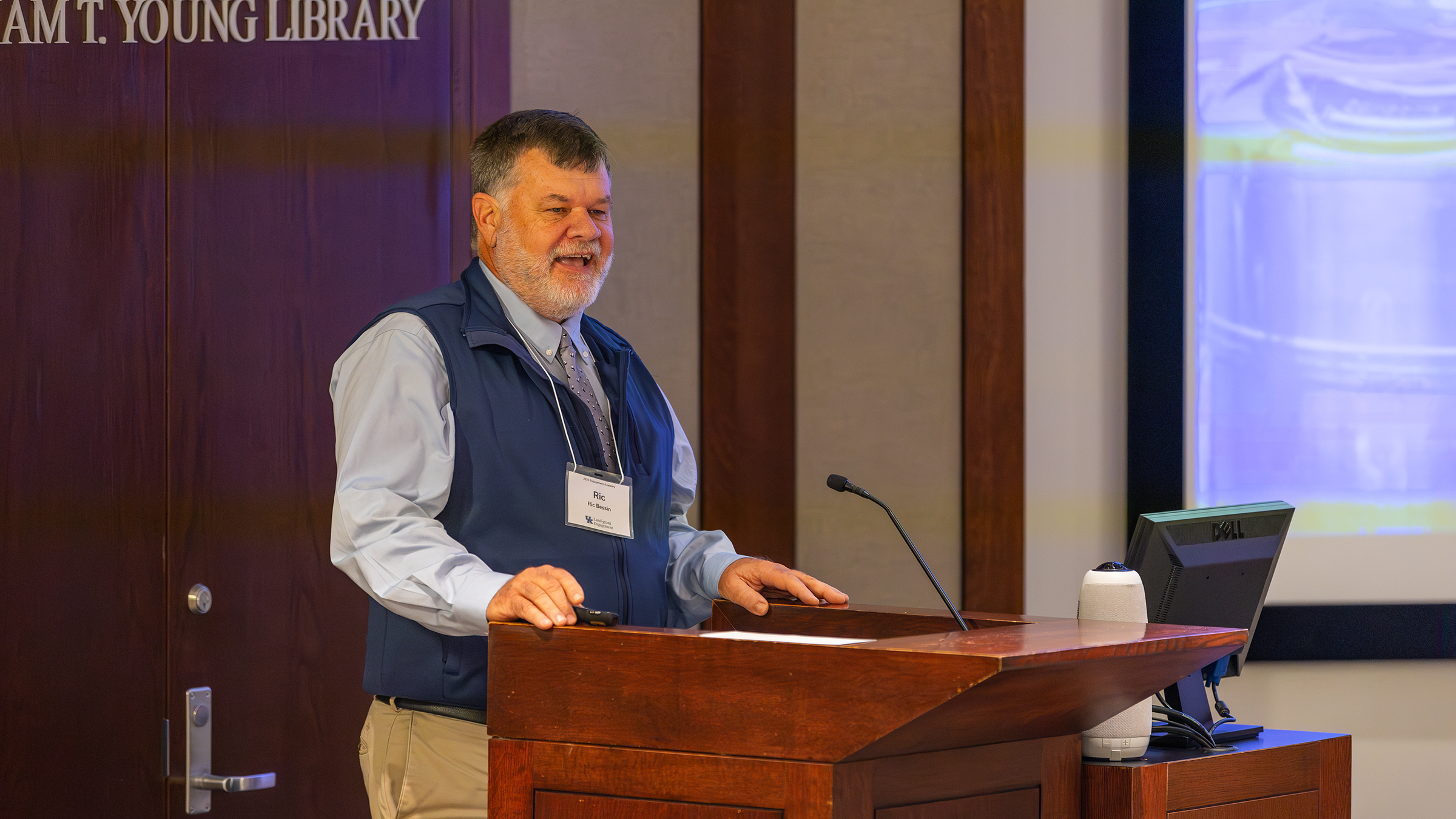 A speaker at the 2023 event