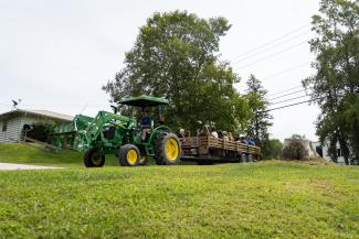 Tractor at Robinson Center