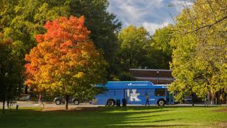 UK bus on campus