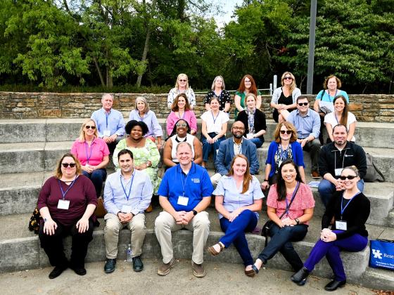 group photo of the 2023 engagement academy cohort